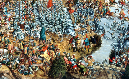 Оршанская битва в 1514 году. Фоторепродукция.