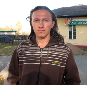 Baranavichy civil activist Artsiom Babei