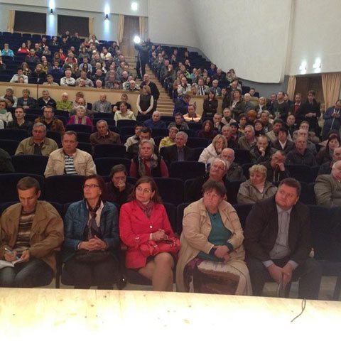 Встреча Татьяны Короткевич с избирателями в Бресте.