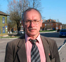 Правозащитник Владимир Телепун (Мозырь)