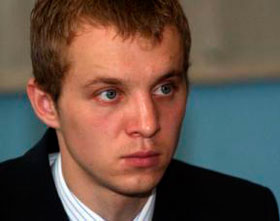 Co-chairman of the "Young Front" Zmitser Dashkevich