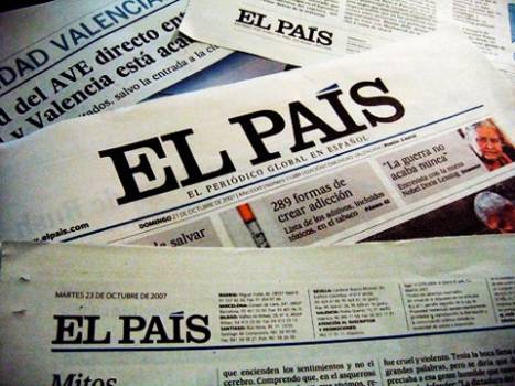 Аўтарытэтнае іспанскае штодзённае выданне "El Pais"