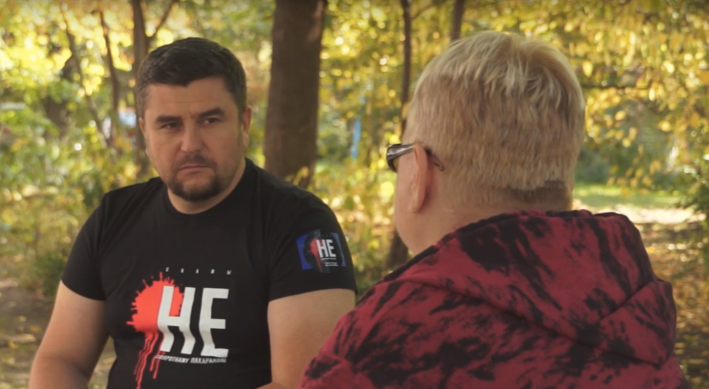 Правозащитник Андрей Полуда и мать осужденного к смертной казни Игоря Гершенкова