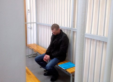Іван Кулеш у Вярхоўным судзе 29 сакавіка 2016 года.