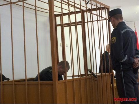 Иван Кулеш на суде. Фото БелаПАН.