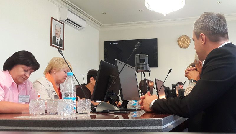 Заседание Минской областной избирательной комиссии.