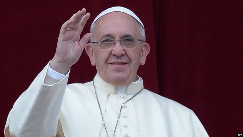 Папа Рымскі Францыск. Фота: svoboda.org 