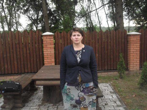 Татьяна Короткевіч в Шклове.