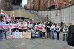 В Нью-Йорке прошел митинг в поддержку белорусских политзаключенных