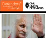 Civil Rights Defenders абвясціла Алеся Бяляцкага Абаронцам Грамадзянскіх Правоў Года (відэа)  