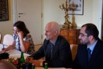 Meeting with Ales Bialiatski at Czech MFA, August 5, 2014