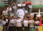 Поздравления для Алеся Беляцкого: молодежные активисты из Беларуси и Украины