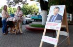 Брест: свой последний пикет члены инициативной группы Лебедько провели под лозунгом "За честные и свободные выборы"