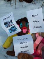 Шведские игрушки провели акцию солидарности с белорусскими друзьями (фото)