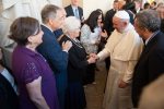 Встреча Тамары Чикуновой и Папы Римского Франциска в сентябре 2016 года. Фото из личного архива Тамары Чикуновой