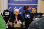 Пресс-конференция "Правозащитников против смертной казни Беларуси" с участием Тамары Чикуновой 10 октября 2014 г.