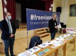 Акцыя #FreedomLetters прайшла ў некалькіх літоўскіх гарадах
