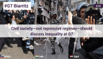 FIDH: Civil society - not repressive regimes - should discuss inequality at G7