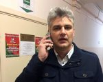 Юрый Губарэвіч, абураны фальсіфікацыяй на выбарчым участку, выклікаў міліцыю