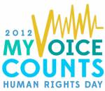 Дзень правоў чалавека 2012: Мой голас мае значэнне!