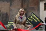 Lviv. "AI" action against the death penalty in Belarus