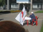 Могилев: На улицах появились пикеты по сбору подписей (фото)