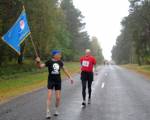 Состоялся марафонский забег Владимира Малея в защиту Алеся Беляцкого
