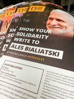 Ukrainian human rights defenders supported their imprisoned colleagues from Belarus