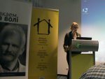 Выступление Натальи Пинчук на открытии III Белорусского правозащитного форума