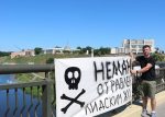 Гародня: За расцяжку над Нёманам гісторыка Супрона будуць судзіць
