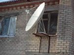 Where are satellite antennas banned in Salihorsk?