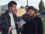 Предвыборные пикеты кандидатов в Витебске