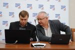 Press conference of the campaign Human Rights Defenders for Free Elections. Minsk, September 12, 2016.