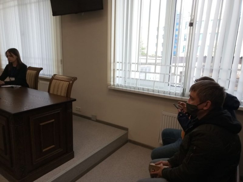 Андрей Невдах в зале суда. Фото: Владимир Величкин