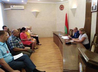 Заседание Мозырской окружной избирательной комиссии №42.