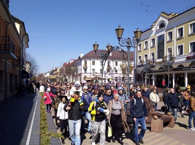 Environmental protest in Brest. April 14, 2019