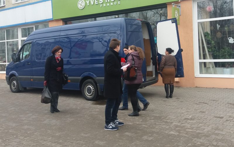 Александр Бураков во время акции 15 марта. Фото: mspring.online