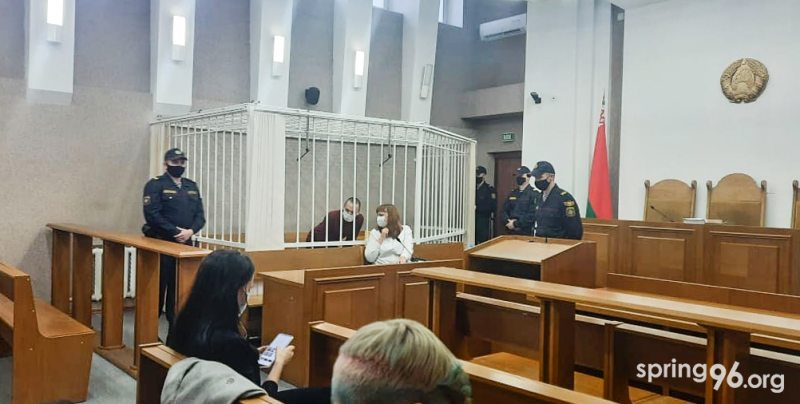 Николай Дедок в суде. Фото: spring96.org