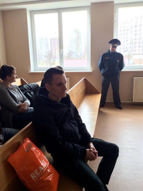 Николай Дедок в суде 25 марта