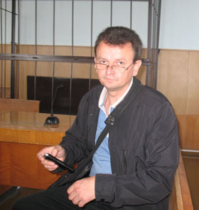 Григорий Грик в Барановичском городском суде.