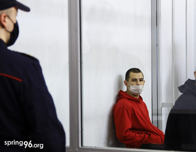 Владислав Гулис в суде 1 декабря 2021 года. Фото spring96.org
