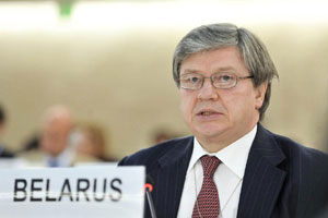 Постоянный представитель Беларуси при международных организациях в Женеве Михаил Хвостов
