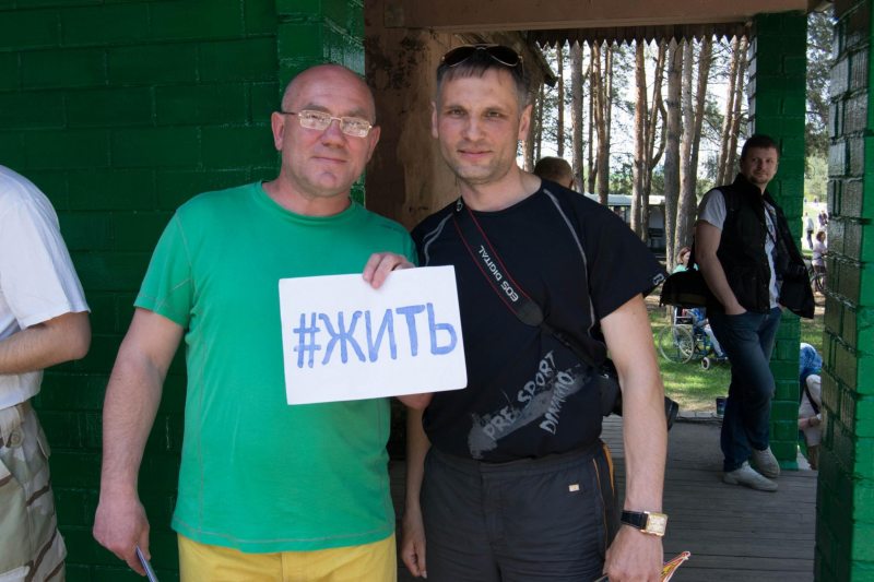 Аляксандр Кабанаў і Міхаіл Галуза (справа). Фота: racyja.com