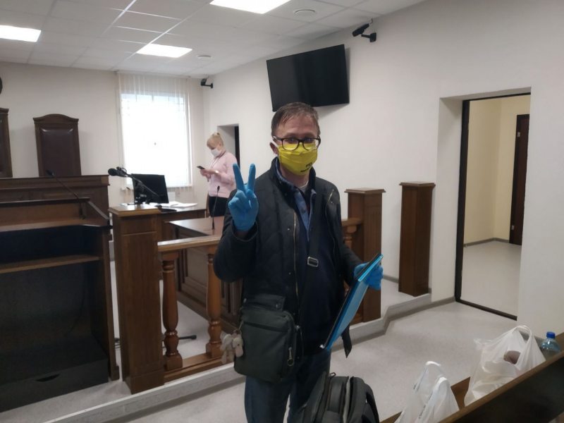 Роман Кисляк в суде 14 мая. Фото: телеграмм-канал