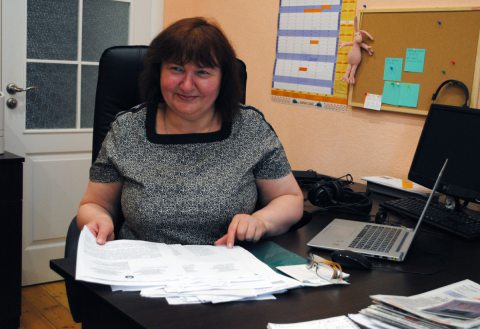 Людмила Кучура в Правозащитном центре