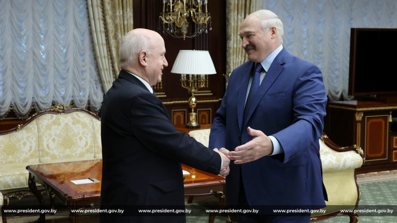 Сергей Лебедев и Александр Лукашенко в мае 2021 года