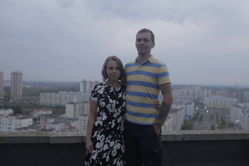 Марфа Рабкова с мужем. Фото: из личного архива