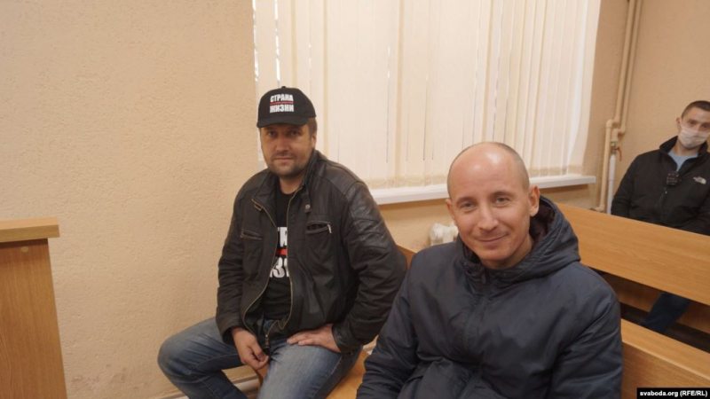 Александр Аранович (слева) и блогер Владимир Неронский. Фото: Радио Свобода.