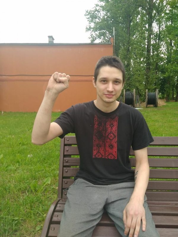 Дмитрий Полиенко после освобождения. Фото из Фейсбука Насты Полиенко