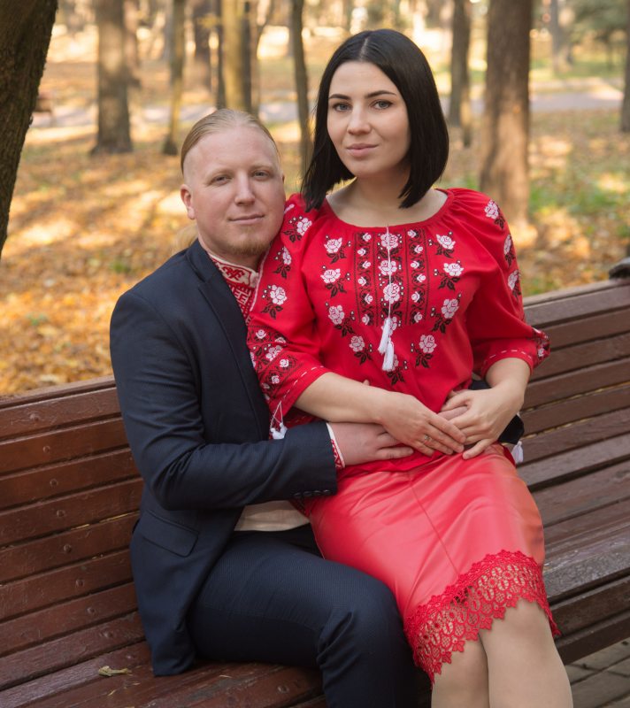 Ким Самусенко и жена Алеся
